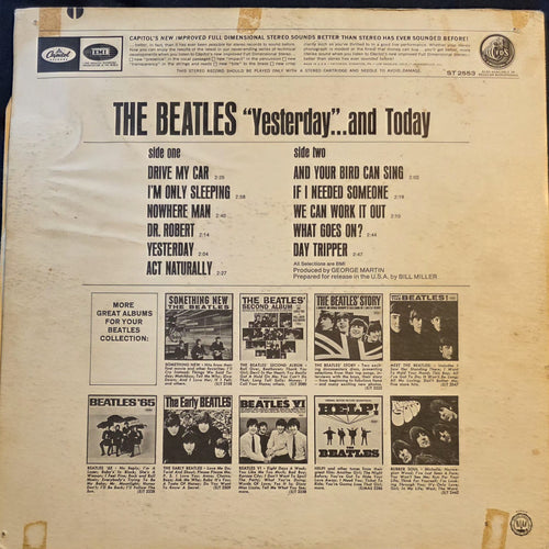 1966 Beatles Yesterday and Today stereo version first pressing